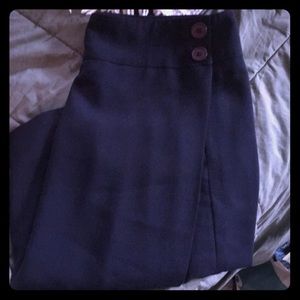 Navy pencil skirt
